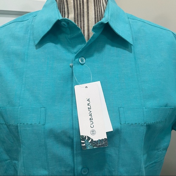 Club Vera DOUBLE POCKET PINTUCK SHIRT - Picture 6 of 8